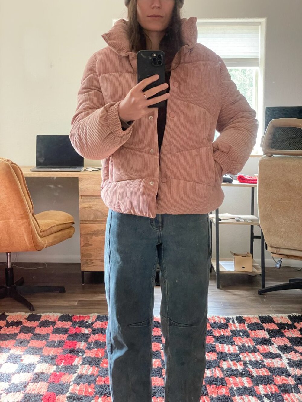 Zara corduroy puffer jacket - Picture 3 of 7